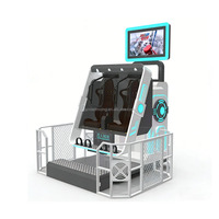 Simulador de Vuelo VR 360° para Dos Personas, Construcción de Acero, para Parques de Aventuras y Entretenimiento en Interiores