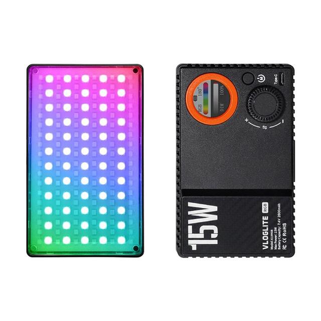 Mini Fill Light Photography Studio Camera Lamp 15W Full Color Fill Light RGB LED Video Beauty Light