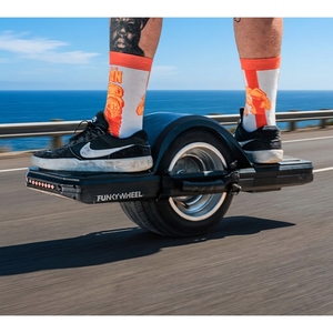 Funky Wheel Electric Self Balancing Scooter Brushless Motor LED <b>Lighting</b> App Control Waterproof Unisex 25-30km Range - Product Image 3