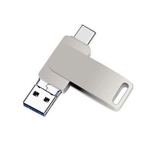 โลโก้สั่งทำได้ สินค้าขายดี แฟลชไดรฟ์ USB3.0 ความจุ 8GB ถึง 128GB สำหรับสมาร์ทโฟน แบบ Type C; แฟลชไดรฟ์ Izable 3 in 1 - Product Image 1
