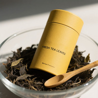 Boîte de tube en papier cylindrique de matériaux recyclés biodégradables et écologiques personnalisés pour le thé boîte à café personnalisable de qualité supérieure