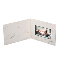 Carte de voeux écran LCD livre vidéo ou lecteur de carte d'apprentissage tablette d'écriture Lcd et écran Lcd carte de mariage