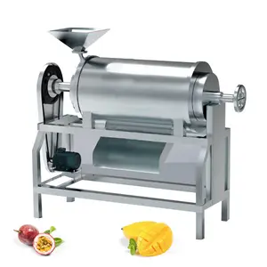 Commercial Industrial Passion Mango Juice Extractor Paste Make Pulp Fruit Pulper Machine For Fruit Pulp