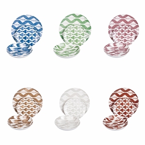 Set da Pranzo IKAT 18 Pezzi 6 Colori - Product Image 1