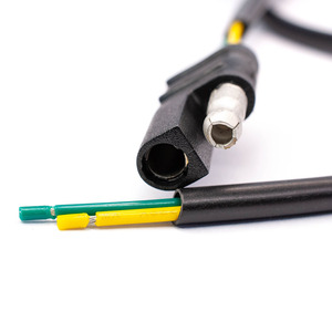 Mẫu hỗ trợ fep 20AWG dây màu đen Bullet Cáp thiết bị đầu cuối lắp ráp 10A Bullet Cáp thiết bị đầu cuối cho ngành công nghiệp ô tô - Product Image 4