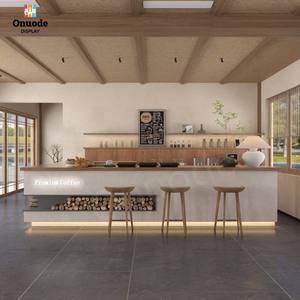 Vitrina con Iluminación LED Personalizada para Cafeterías Modernas y Kioscos de Centros Comerciales, Exhibición de Mostrador para Cafeterías, Diseño de Kiosco de Venta - Product Image 5