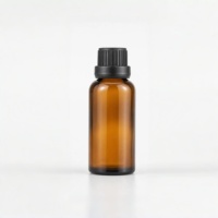 Flacon compte-gouttes en verre ambré 5ml 10ml 15ml 20ml 30ml 50ml 100ml avec bouchon inviolable Euro Dropper pour huiles essentielles et aromathérapie à domicile