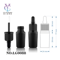 Emballage de tube à gloss cosmétique vide en plastique ABS, conteneur unique pour gloss avec pinceau, service OEM/ODM personnalisable