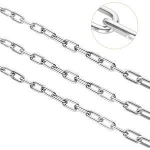 Chaîne à rouleaux en acier inoxydable poli robuste 304/316, épaisseur de 3 mm à 8 mm, pour clôture extérieure, portail, portes de <span class=keywords><strong>garage</strong></span>, chaîne oscillante - Product Image 4