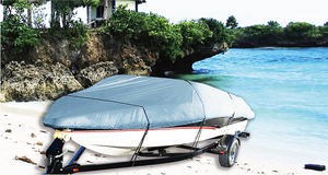 Newstar 14-16 pouces étanche <span class=keywords><strong>ponton</strong></span> <span class=keywords><strong>de</strong></span> pêche respirant bateau couverture tissu 600D Marine qualité Polyester <span class=keywords><strong>toile</strong></span> universelle - Product Image 6