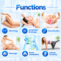 Appareil de pressothérapie pour drainage lymphatique, machine de massage par compression d'air pour les jambes, les bras et le corps, pour usage domestique et professionnel