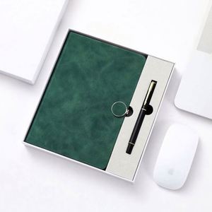 Customizable 2025 Luxury Refillable Diary Stationery Promotional Business Magnetic Hardcover 100gsm Paper Journal Pen Gift <b>Set</b> - Product Image 4