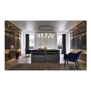 Luxury Modern Contemporary Wardrobes Particle Board Accessory <b>Glass</b> Furniture Bedroom Home Including Clothes <b>Drawer</b> Hotel Villa - Product Image 5