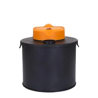 Aspirateur à cendres chaudes cyclonique sans sac portable électrique 600W 12L avec filtre HEPA pour foyer et nettoyage domestique à sec