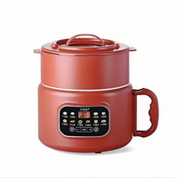 Cuisinière à riz 3L à faible teneur en sucre avec cuve en céramique, pour 4-5 personnes, avec fonction de réservation
