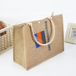 Chiusura aperta personalizzata tinta unita Vintage alla moda drogheria Tote Bag <span class=keywords><strong>lino</strong></span> canapa iuta <span class=keywords><strong>paglia</strong></span> - Product Image 1