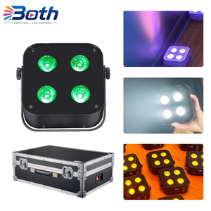 ไฟพาร์ LED 4x12W IR4 RGBWA UV 6in1 แบบชาร์จไฟได้ ไร้สาย DMX สำหรับงานดีเจ งานแต่งงาน - Product Image 1