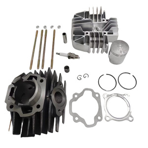 Motorrad-Zylinder-Kolben-Kit, Modifizierter <span class=keywords><strong>80cc</strong></span> Zylinder-Kit Passend für PY80 PW80 QT50 Motor-Umbau Zubehör - Product Image 1