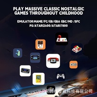 Nueva Consola de Juegos Inalámbrica BT para TV con 64GB de Memoria y Conexión para Dos Jugadores, Versión Internacional