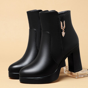 Nuovi Stivali Donna di Lusso 2025, <span class=keywords><strong>Tacco</strong></span> <span class=keywords><strong>Basso</strong></span> 9cm/7cm, Antiscivolo e Caldi per Autunno/Inverno, Design di Alta Qualità - Product Image 3
