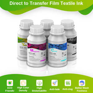 Nueva Tinta de Transferencia de Pigmentos DTF de 1000 ml, CMYK, Blanca, Sin Obstrucciones, Tinta de Transferencia DTF de Alta Calidad para Impresoras I3200, Xp600, L805, R1390 - Product Image 2