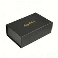 Boîte cadeau rectangulaire pliable en papier biodégradable, écologique, avec protection contre les surcharges, impression de logo personnalisé, pour la vente au détail de vêtements