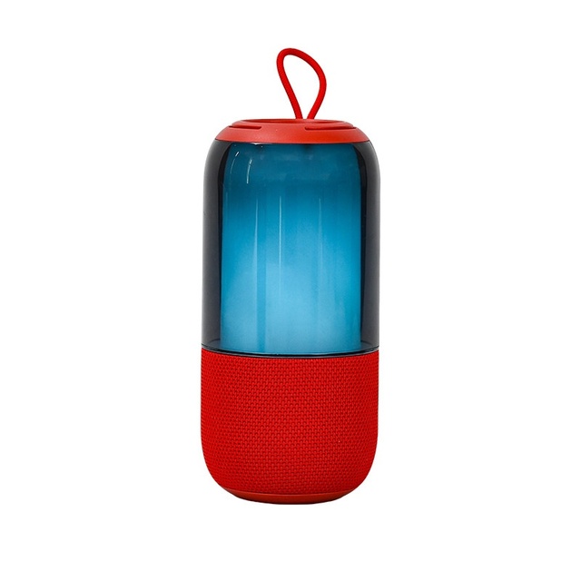 IPX4 Waterproof Fabric Speaker 5W Power Output 1500mAh Battery TF Card Handsfree Call Portable for 6.0 Anti-Fall for