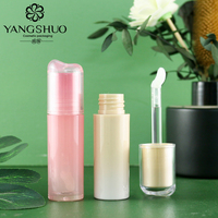Tube de brillant à lèvres personnalisé mignon de 5 ml avec grand applicateur unique, conteneur vide pour brillant à lèvres, emballage de flacon vide pour maquillage