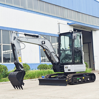 Mini-excavatrice de 3,5 tonnes avec livraison gratuite, certifiée CE EPA, excavatrice de chantier Kubota avec brise-roche, excavatrices sur chenilles de 1 tonne, 2 tonnes, petites machines