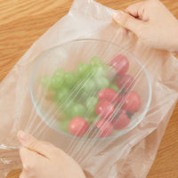 Sacs en plastique transparents personnalisés en PE pour T-shirts, rouleaux de sacs d'emballage pour courses en supermarché, sacs de transport pour T-shirts