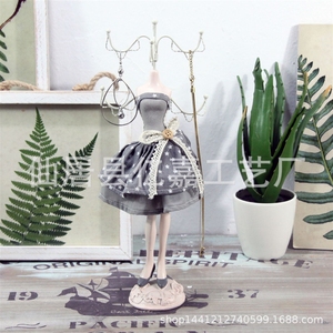Support à bijoux de <span class=keywords><strong>style</strong></span> européen, présentoir, ensemble cadeau de cinq pièces, boucles d'oreilles, collier, rangement pour bracelets et - Product Image 3