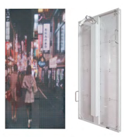 Film ultra transparent d'écran de P2 P3 P4 LED pour l'affichage de fenêtre de centre commercial