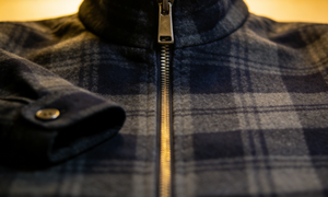 Giacca in Lana da Uomo Primavera-Autunno, Motivo a Quadri Personalizzato, Vestibilità Comoda, Stile Casual - Product Image 2