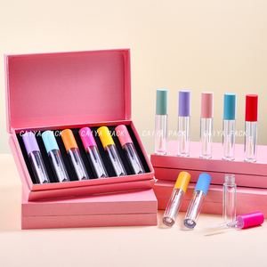 4ml空のリップグロスクリームチューブピース/セットマットカラークリスマスパッケージ防水リッププランパーオイルコンテナギフトボックス付き - Product Image 2