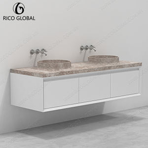 Meuble-lavabo de salle de bain en marbre durable et écologique fabriqué à partir de matériaux recyclés - Product Image 5