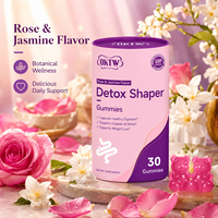 OKTW En stock, Approvisionnement direct usine, Gummies de suppléments détoxifiants à la formule végane Rose Jasmin, Soutien contre les ballonnements, Contrat personnalisable, Produit phare