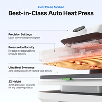 Four de séchage DTF Xtool WonderPress, presse à chaud automatique pour T-shirts et four de cuisson artisanal avec purificateur d'air pour vêtements