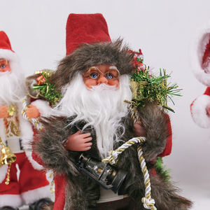 จีนผู้ผลิตอิเล็กทรอนิกส์Santaตุ๊ก<span class=keywords><strong>ตา</strong></span>Plushของเล่นเพลงคริสต์มาสตกแต่งวันหยุดของขวัญเด็กอุปกรณ์ - Product Image 6