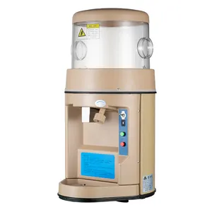 Trituradora de hielo automática eléctrica comercial para hacer batidos, producto nuevo, 8 kg/min,