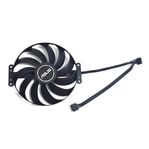 NOUVEAU Ventilateur GPU 95MM 5PIN CF1010U12S Dual RX <span class=keywords><strong>6600</strong></span> 6600XT pour <span class=keywords><strong>ASUS</strong></span> Radeon Dual RX <span class=keywords><strong>6600</strong></span> 6600XT 6700XT Ventilateur de refroidissement pour carte graphique - Product Image 6