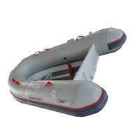 Noahyacht bateau léger à coque en v profond, bateau côtelé 8 pieds en aluminium, bateau gonflable en pvc, 240cm