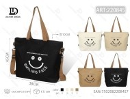 Borsa a Tracolla in Tela con Stampa e Chiusura a Cerniera, Borsa per Shopping per Tutte le Stagioni, Borsa da Donna - Product Image 1
