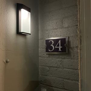 Plaque de numéro de maison personnalisée pour porte d'habitation - Product Image 4