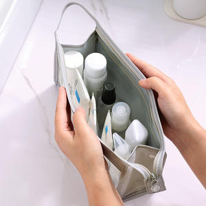 Neceser Beilian Rectangular con Gancho para Viaje, Almacenamiento para Cuidado de la Piel y Maquillaje, Azul, Negro, Rosa - Product Image 4