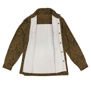 Ingrosso cappotto stampato leopardato e zebrato a strisce leopardate Casual alla moda camicette e camicie da donna - Product Image 4