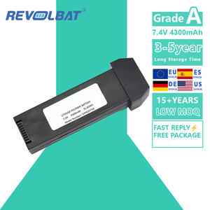 Batería de Iones de Litio Revolbat Nueva de 7.4V 4300mAh, Repuesto para Dron/Helicóptero UAV HS720/HS720E - Product Image 1