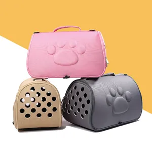Bolsa transportadora para animais, bolsa respirável para transportar cachorros e gatos, com resfriamento, dobrável, venda no atacado