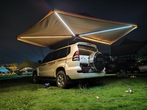 Nouvelle auvent latéral rétractable 270° pour voiture, modèle 2026, facile à ouvrir, avec cadre en aluminium et tissu Oxford, imperméable quatre saisons pour les voyages en extérieur - Product Image 2