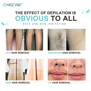 Cire dépilatoire à faible point de fusion 100g Rose poudré Cire dure en grains Cire pour l'épilation des poils - Product Image 5