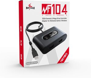 Para MAYFLASH <span class=keywords><strong>SEGA</strong></span> Genesis <span class=keywords><strong>Mega</strong></span> <span class=keywords><strong>Drive</strong></span> Controller Adapter para Switch NS/OLED Model & <span class=keywords><strong>PC</strong></span> Windows <span class=keywords><strong>SEGA</strong></span> Genesis <span class=keywords><strong>SEGA</strong></span> MD Adapter MF104 - Product Image 1